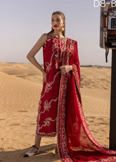 Flow by Crimson Embroidered Lawn Suits Unstitched 3 Piece - CSS25FL 8B TWIRLS AND TIES