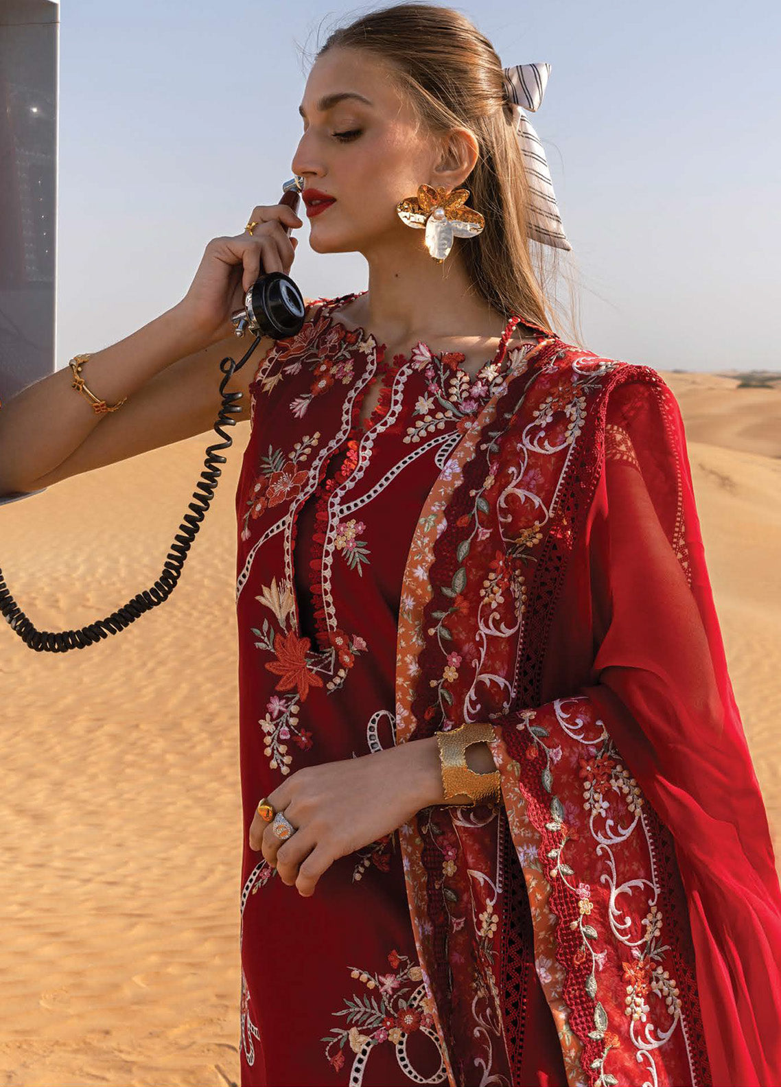 Flow by Crimson Embroidered Lawn Suits Unstitched 3 Piece - CSS25FL 8B TWIRLS AND TIES Flow by Crimson Embroidered Lawn Suits Unstitched 3 Piece - CSS25FL 8B TWIRLS AND TIES