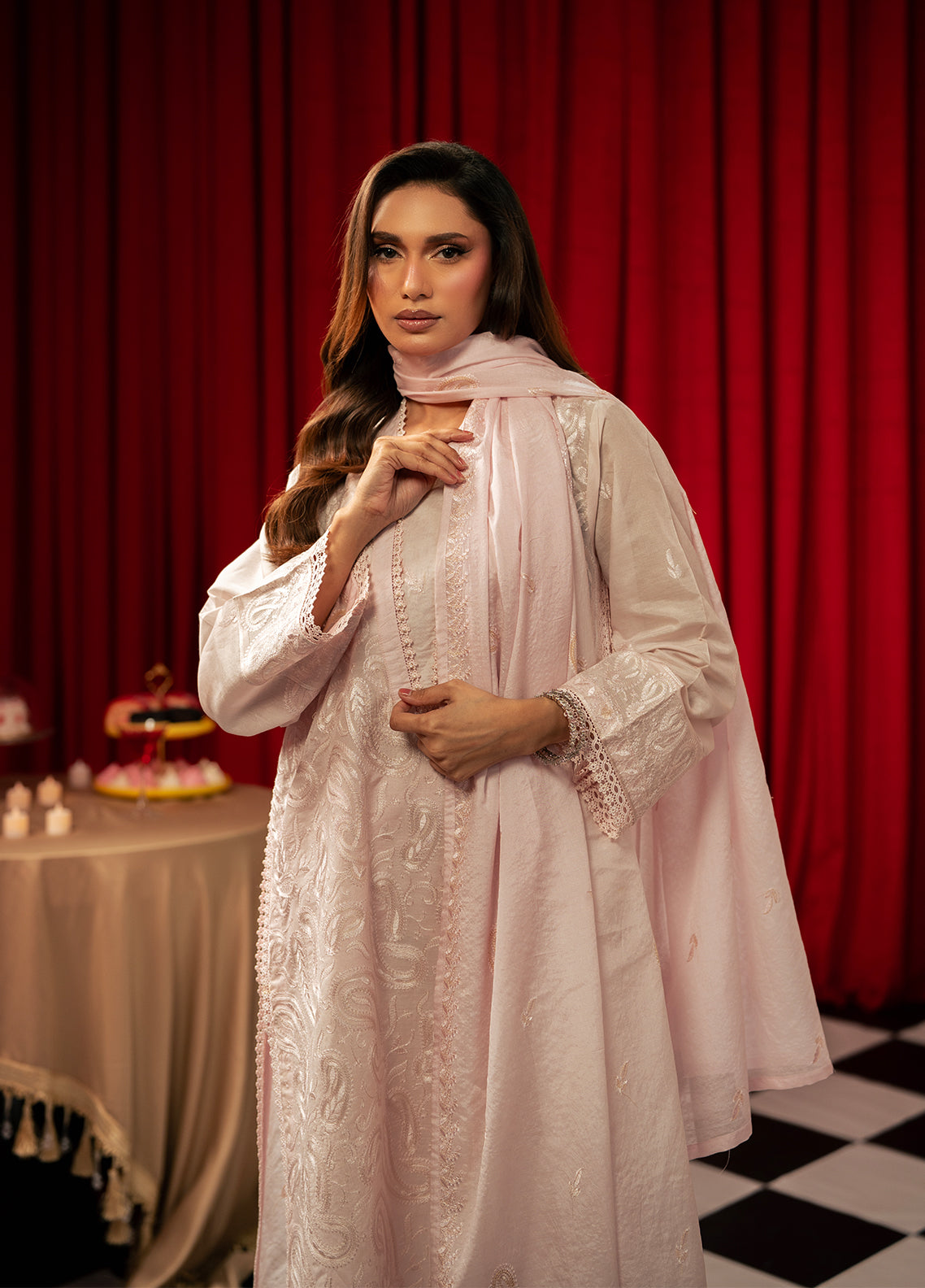 Freesia By Zouj Festive Embroidered Cotton 3 Piece Stitched Suit ZJ26FFE D-00012 Freesia By Zouj Festive Embroidered Cotton 3 Piece Stitched Suit ZJ26FFE D-00012