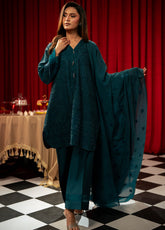 Freesia By Zouj Festive Embroidered Cotton 3 Piece Stitched Suit ZJ26FFE D-00013