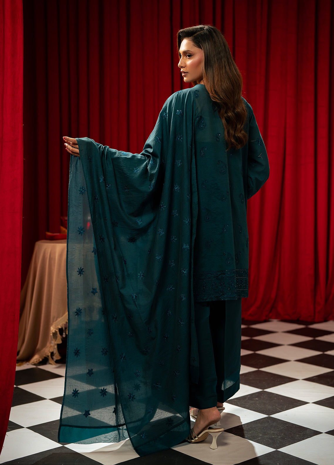 Freesia By Zouj Festive Embroidered Cotton 3 Piece Stitched Suit ZJ26FFE D-00013 Freesia By Zouj Festive Embroidered Cotton 3 Piece Stitched Suit ZJ26FFE D-00013