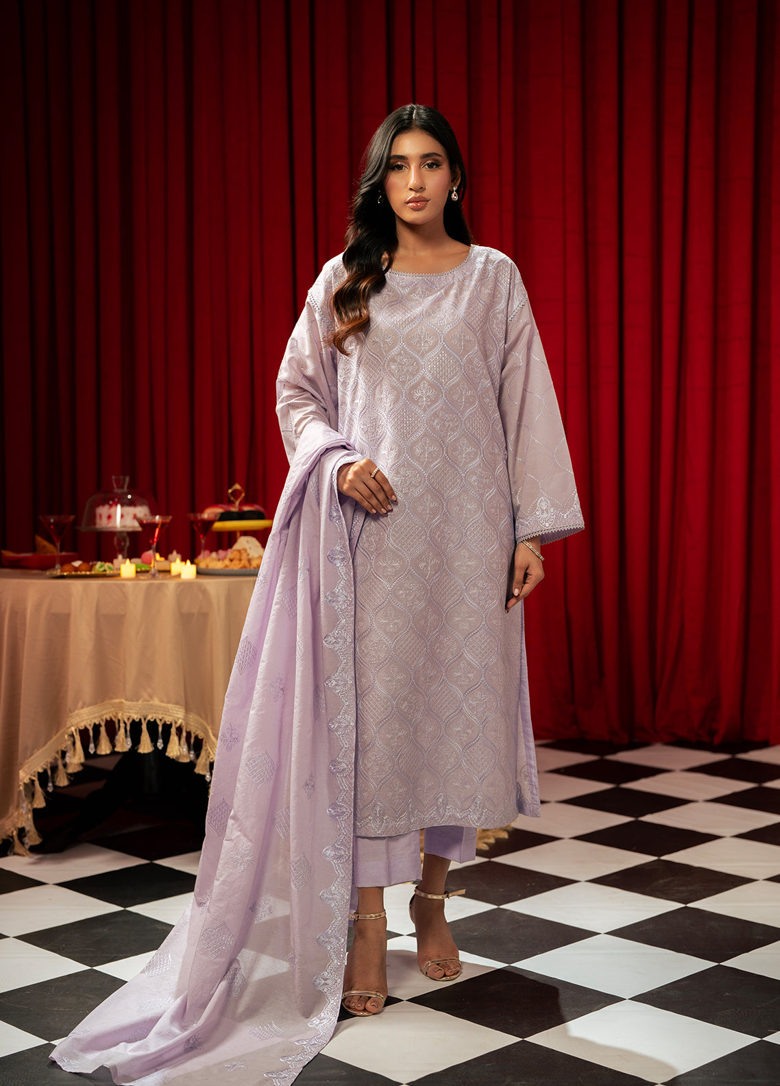 Freesia By Zouj Festive Embroidered Cotton 3 Piece Stitched Suit ZJ26FFE D-00014 Freesia By Zouj Festive Embroidered Cotton 3 Piece Stitched Suit ZJ26FFE D-00014