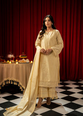 Freesia By Zouj Festive Embroidered Cotton 3 Piece Stitched Suit ZJ26FFE D-00020