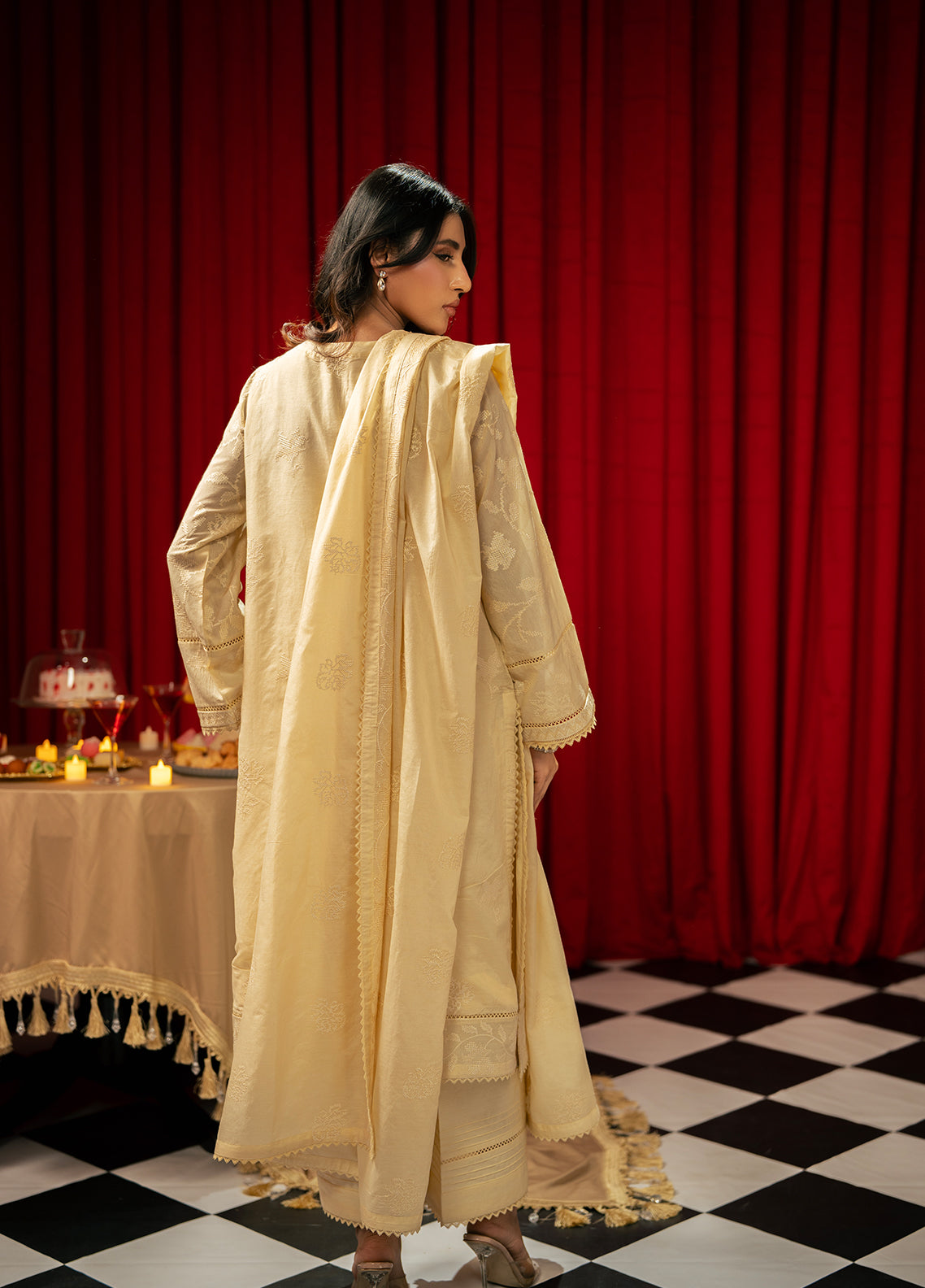 Freesia By Zouj Festive Embroidered Cotton 3 Piece Stitched Suit ZJ26FFE D-00020 Freesia By Zouj Festive Embroidered Cotton 3 Piece Stitched Suit ZJ26FFE D-00020