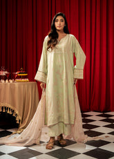 Freesia By Zouj Festive Embroidered Cotton 3 Piece Stitched Suit ZJ26FFE D-00022