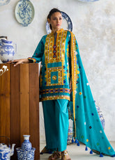 Freesia The Summer Bloom By Gul Ahmed Embroidered Lawn 3 Piece Unstitched Suit GA26FTSB D-CL-52569
