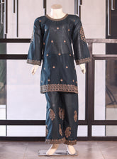 Fresh Birds Fancy Embroidered Cotton 2 Piece Stitched Shirt & Trouser FB26K&G D-90006-KGN