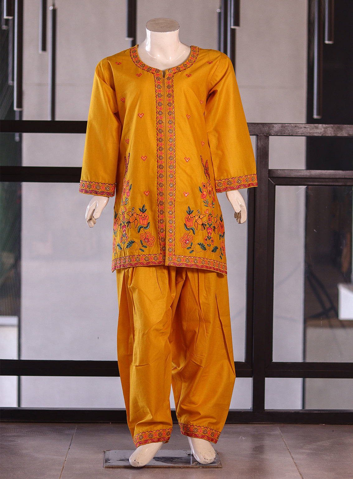 Fresh Birds Fancy Embroidered Cotton 2 Piece Stitched Shirt & Trouser FB26K&G D-90010-MT Fresh Birds Fancy Embroidered Cotton 2 Piece Stitched Shirt & Trouser FB26K&G D-90010-MT