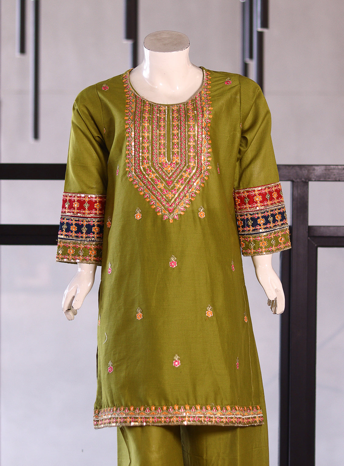 Fresh Birds Fancy Embroidered Cotton 2 Piece Stitched Shirt & Trouser FB26K&G D-90026-DH Fresh Birds Fancy Embroidered Cotton 2 Piece Stitched Shirt & Trouser FB26K&G D-90026-DH