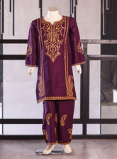 Fresh Birds Fancy Embroidered Cotton 2 Piece Stitched Shirt & Trouser FB26K&G D-93015-PL