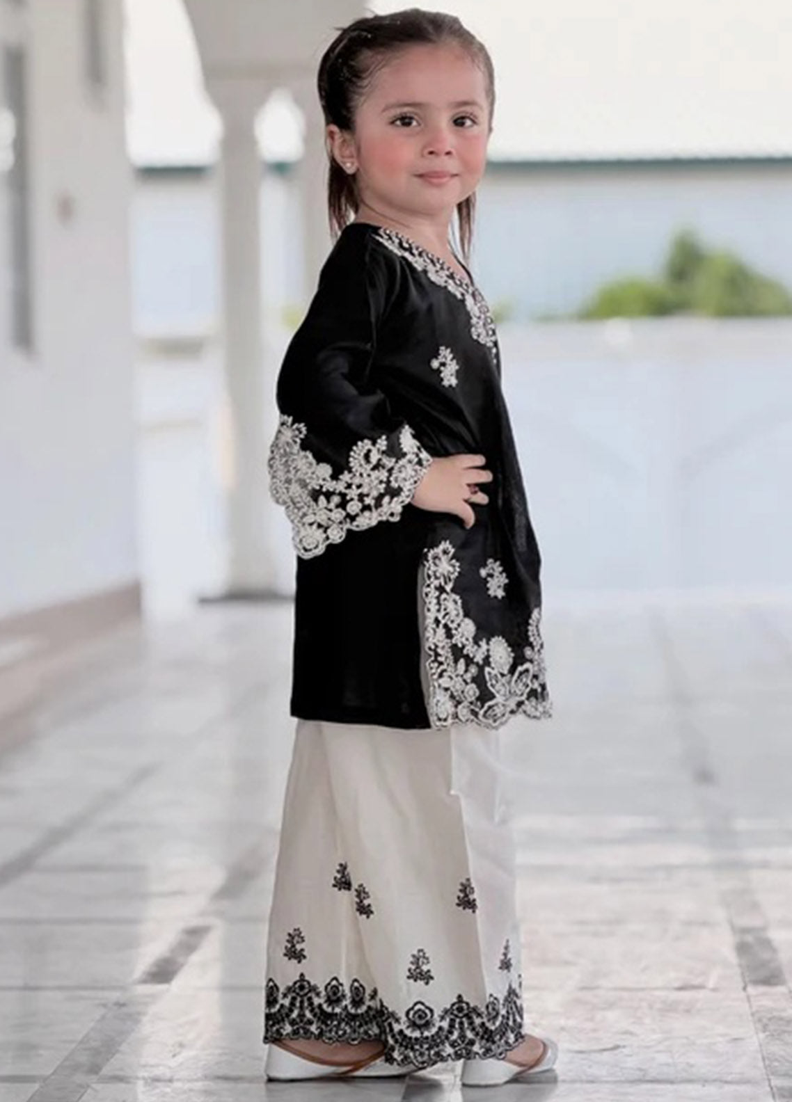 Fresh Birds Fancy Embroidered Cotton Kids 2 Piece Stitched Shirt Trouser FB26KG D-91002 Fresh Birds Fancy Embroidered Cotton Kids 2 Piece Stitched Shirt Trouser FB26KG D-91002