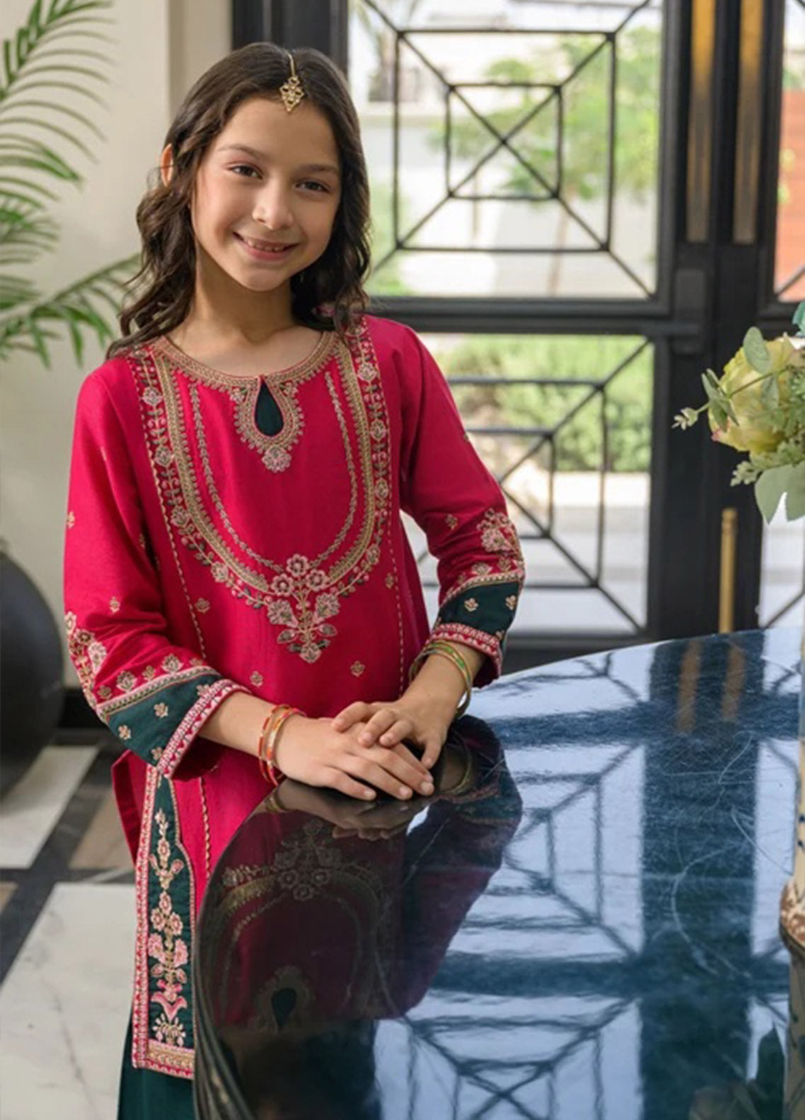 Fresh Birds Fancy Embroidered Cotton Kids 2 Piece Stitched Shirt Trouser FB26KG D-91003 Fresh Birds Fancy Embroidered Cotton Kids 2 Piece Stitched Shirt Trouser FB26KG D-91003