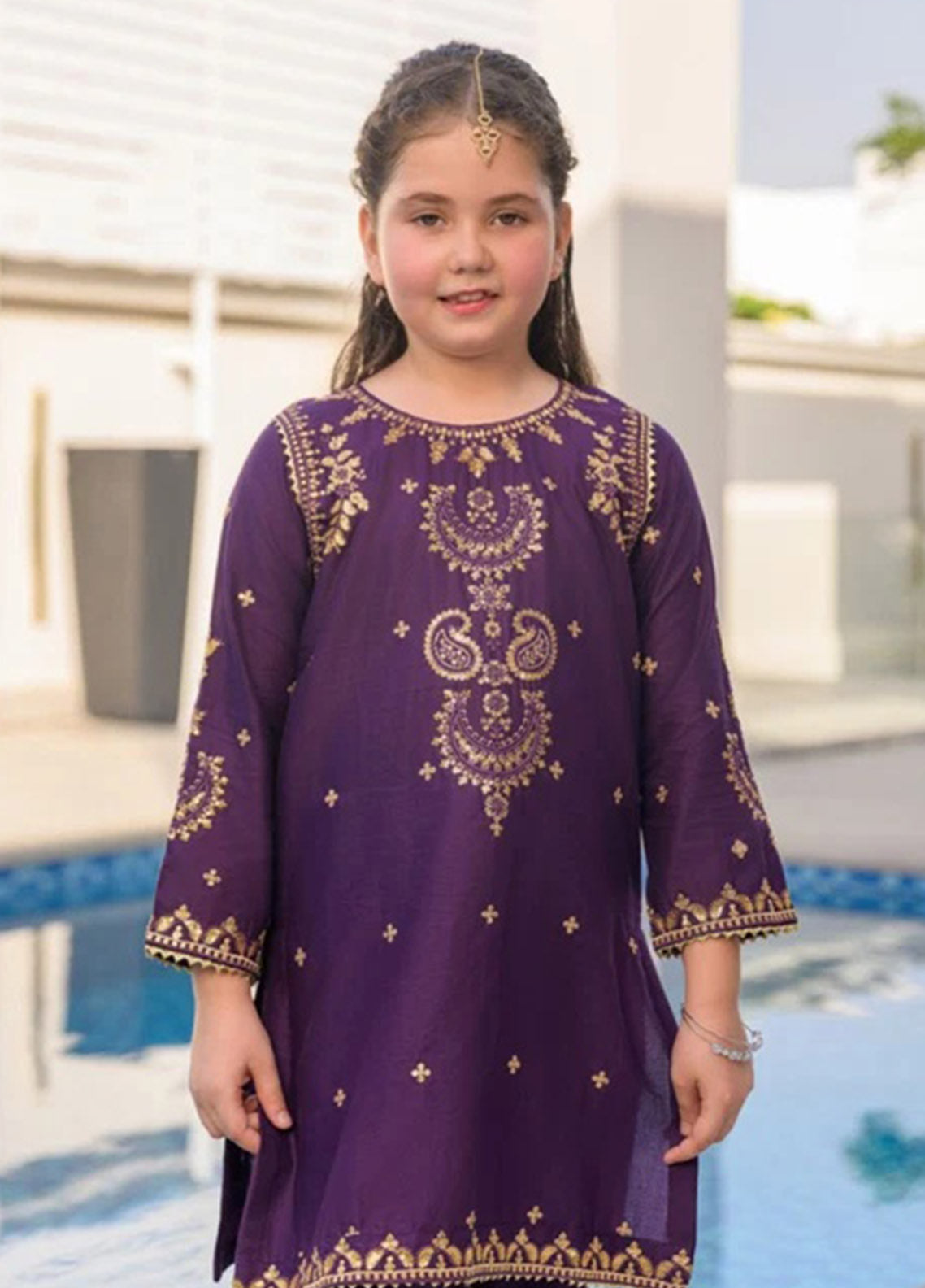 Fresh Birds Fancy Embroidered Cotton Kids 2 Piece Stitched Shirt Trouser FB26KG D-91004 Fresh Birds Fancy Embroidered Cotton Kids 2 Piece Stitched Shirt Trouser FB26KG D-91004