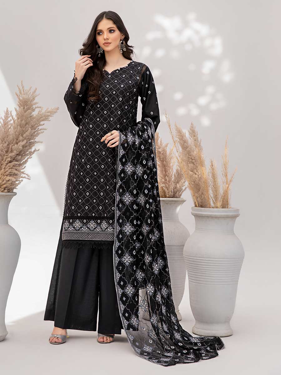 Gul-E-Noor By Aalaya Embroidered Lawn Unstitched 3 Piece Suit - 01 Gul-E-Noor By Aalaya Embroidered Lawn Unstitched 3 Piece Suit - 01