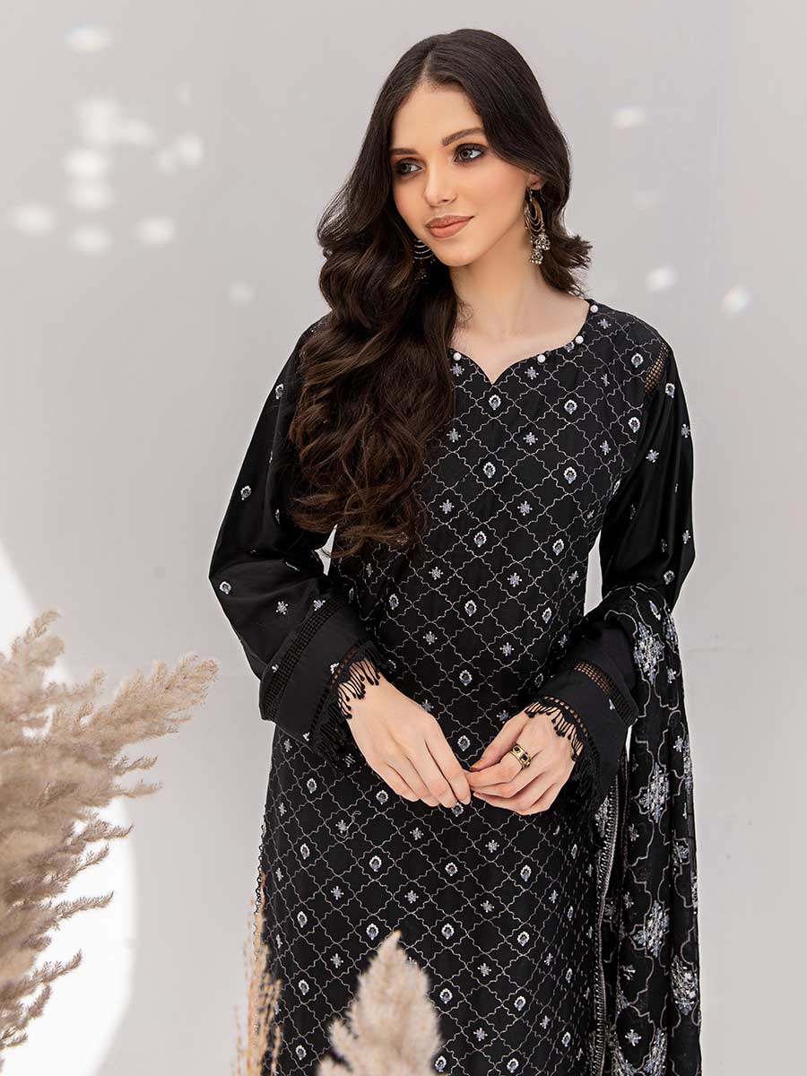 Gul-E-Noor By Aalaya Embroidered Lawn Unstitched 3 Piece Suit - 01 Gul-E-Noor By Aalaya Embroidered Lawn Unstitched 3 Piece Suit - 01