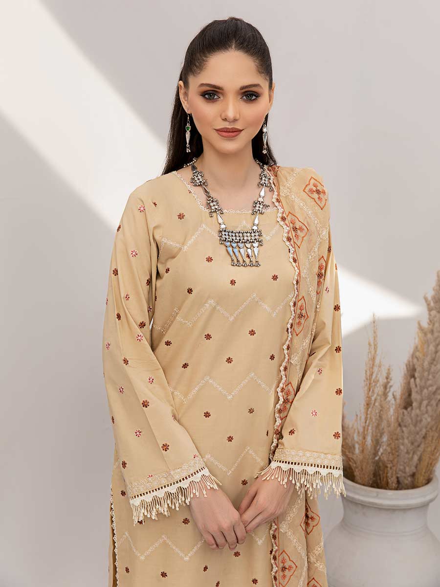 Gul-E-Noor By Aalaya Embroidered Lawn Unstitched 3 Piece Suit - 02 Gul-E-Noor By Aalaya Embroidered Lawn Unstitched 3 Piece Suit - 02
