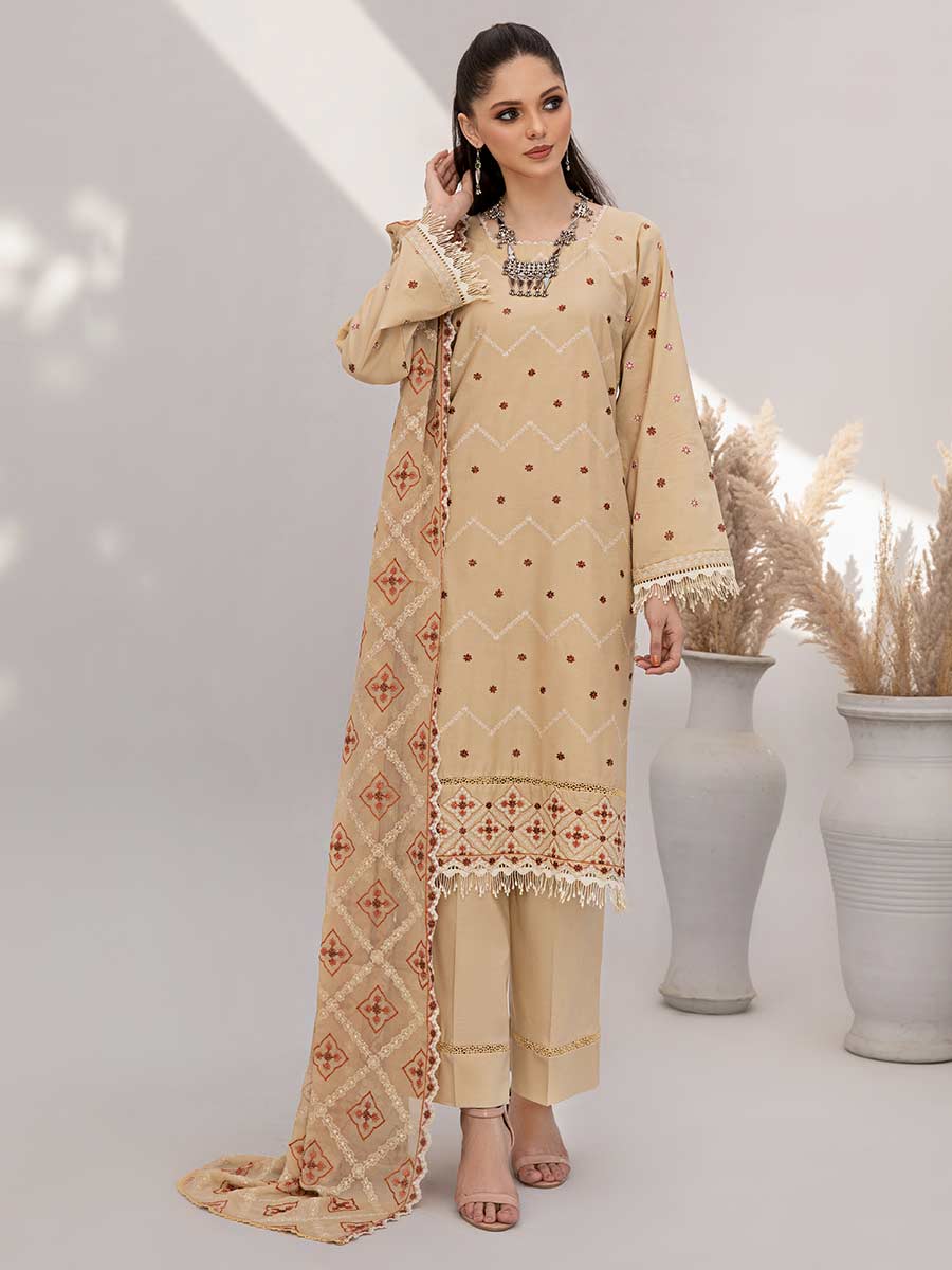 Gul-E-Noor By Aalaya Embroidered Lawn Unstitched 3 Piece Suit - 02 Gul-E-Noor By Aalaya Embroidered Lawn Unstitched 3 Piece Suit - 02
