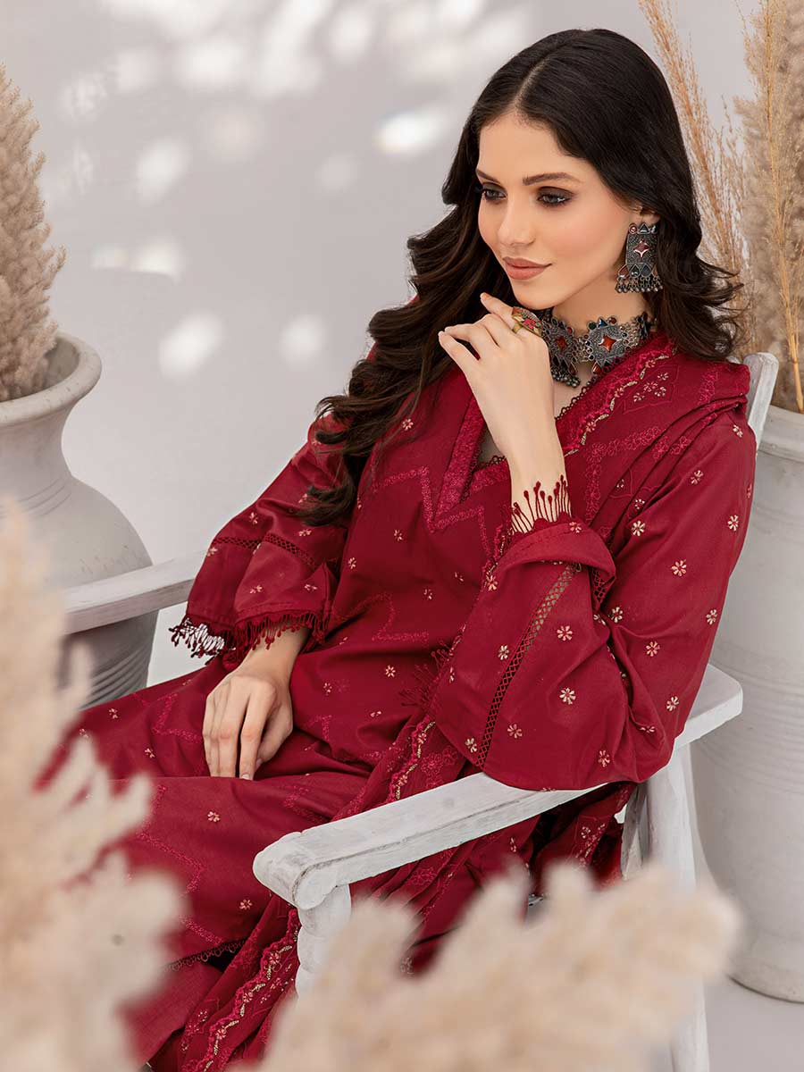Gul-E-Noor By Aalaya Embroidered Lawn Unstitched 3 Piece Suit - 03 Gul-E-Noor By Aalaya Embroidered Lawn Unstitched 3 Piece Suit - 03