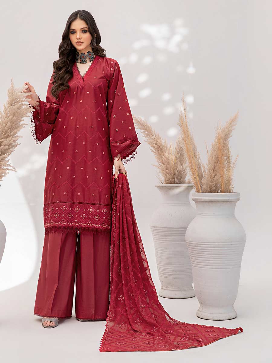 Gul-E-Noor By Aalaya Embroidered Lawn Unstitched 3 Piece Suit - 03 Gul-E-Noor By Aalaya Embroidered Lawn Unstitched 3 Piece Suit - 03