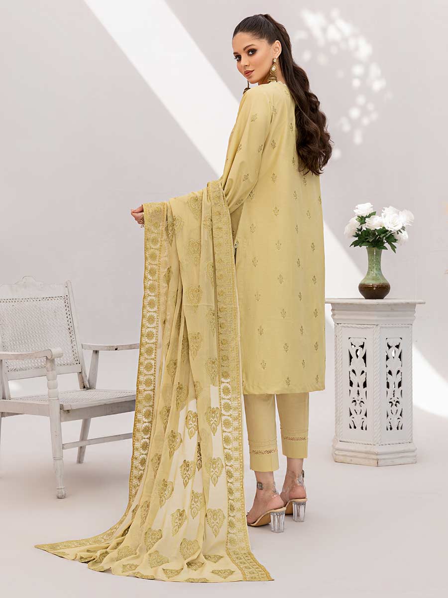 Gul-E-Noor By Aalaya Embroidered Lawn Unstitched 3 Piece Suit - 05 Gul-E-Noor By Aalaya Embroidered Lawn Unstitched 3 Piece Suit - 05