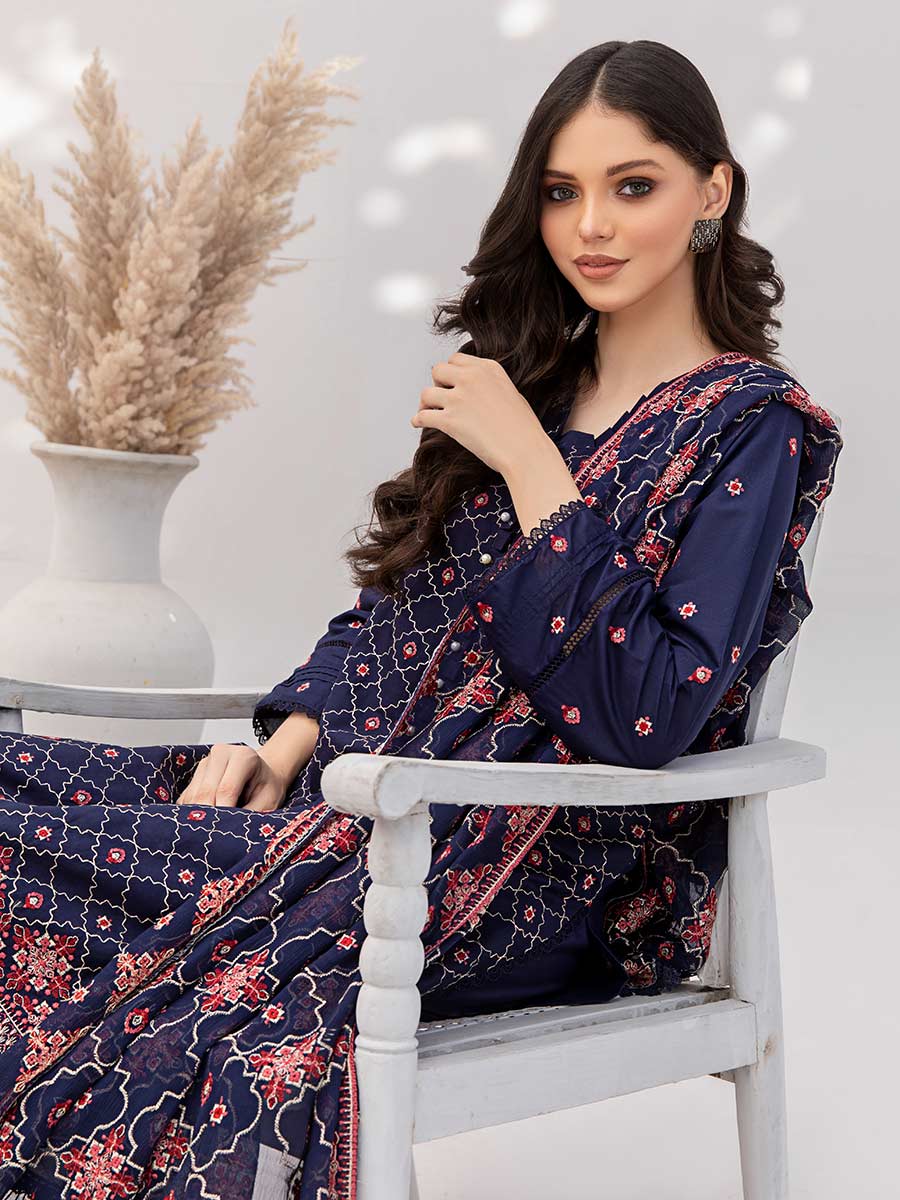 Gul-E-Noor By Aalaya Embroidered Lawn Unstitched 3 Piece Suit - 06 Gul-E-Noor By Aalaya Embroidered Lawn Unstitched 3 Piece Suit - 06