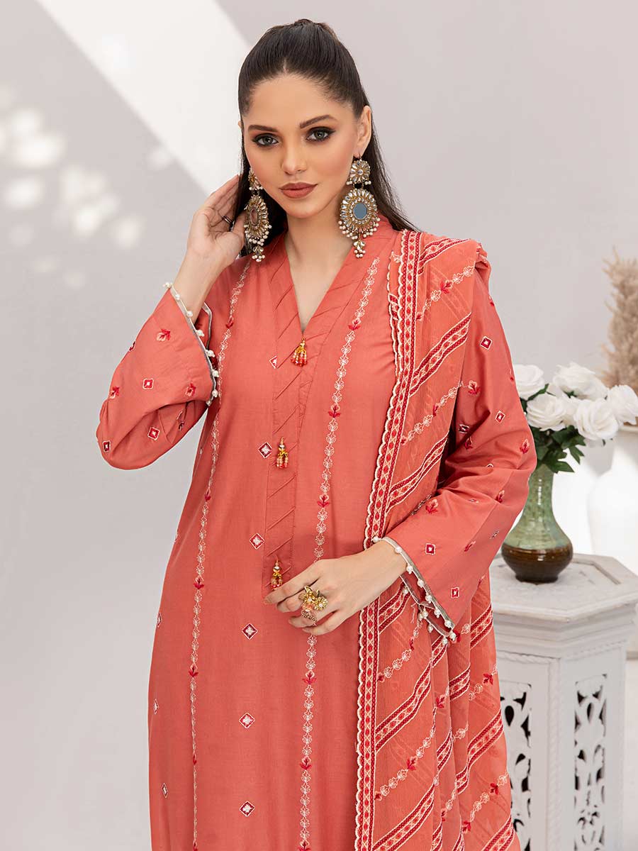 Gul-E-Noor By Aalaya Embroidered Lawn Unstitched 3 Piece Suit - 09 Gul-E-Noor By Aalaya Embroidered Lawn Unstitched 3 Piece Suit - 09