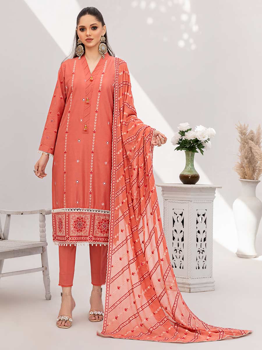Gul-E-Noor By Aalaya Embroidered Lawn Unstitched 3 Piece Suit - 09 Gul-E-Noor By Aalaya Embroidered Lawn Unstitched 3 Piece Suit - 09