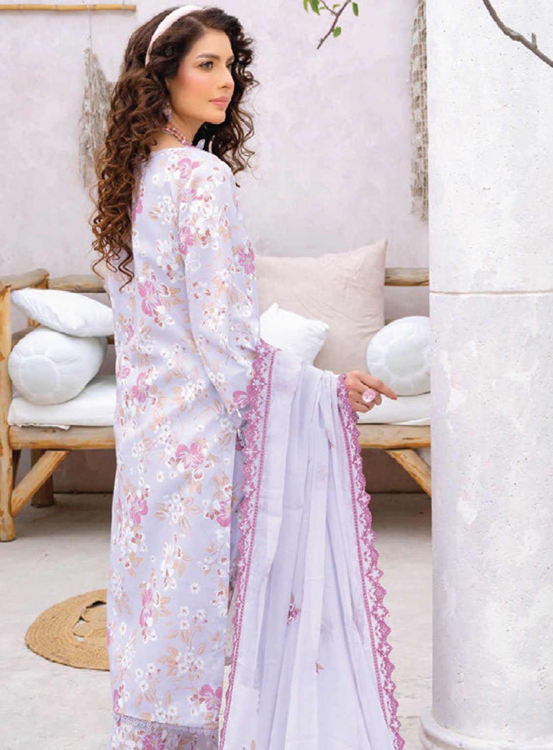 Gardenia By Humdum Embroidered Lawn Suits Unstitched 3 Piece - HD24GL 01 Gardenia By Humdum Embroidered Lawn Suits Unstitched 3 Piece - HD24GL 01