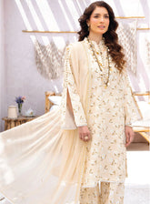 Gardenia By Humdum Embroidered Lawn Suits Unstitched 3 Piece - HD24GL 04