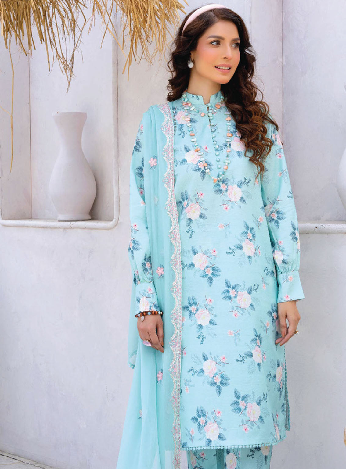 Gardenia By Humdum Embroidered Lawn Suits Unstitched 3 Piece - HD24GL 05 Gardenia By Humdum Embroidered Lawn Suits Unstitched 3 Piece - HD24GL 05