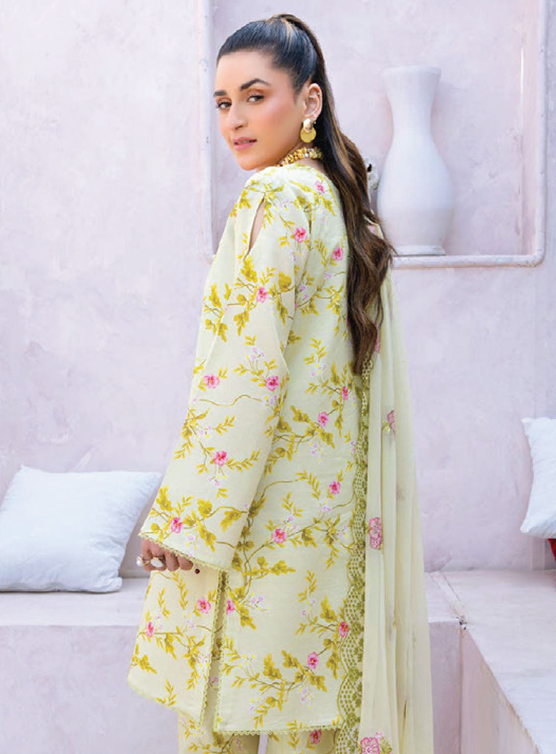 Gardenia By Humdum Embroidered Lawn Suits Unstitched 3 Piece - HD24GL 06 Gardenia By Humdum Embroidered Lawn Suits Unstitched 3 Piece - HD24GL 06