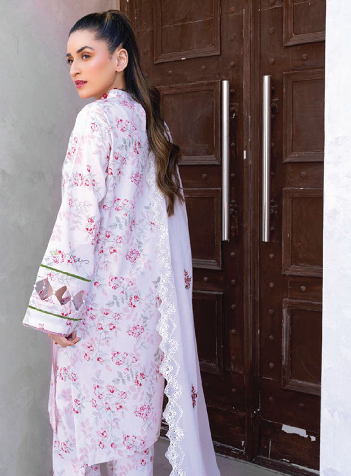 Gardenia By Humdum Embroidered Lawn Suits Unstitched 3 Piece - HD24GL 07 Gardenia By Humdum Embroidered Lawn Suits Unstitched 3 Piece - HD24GL 07