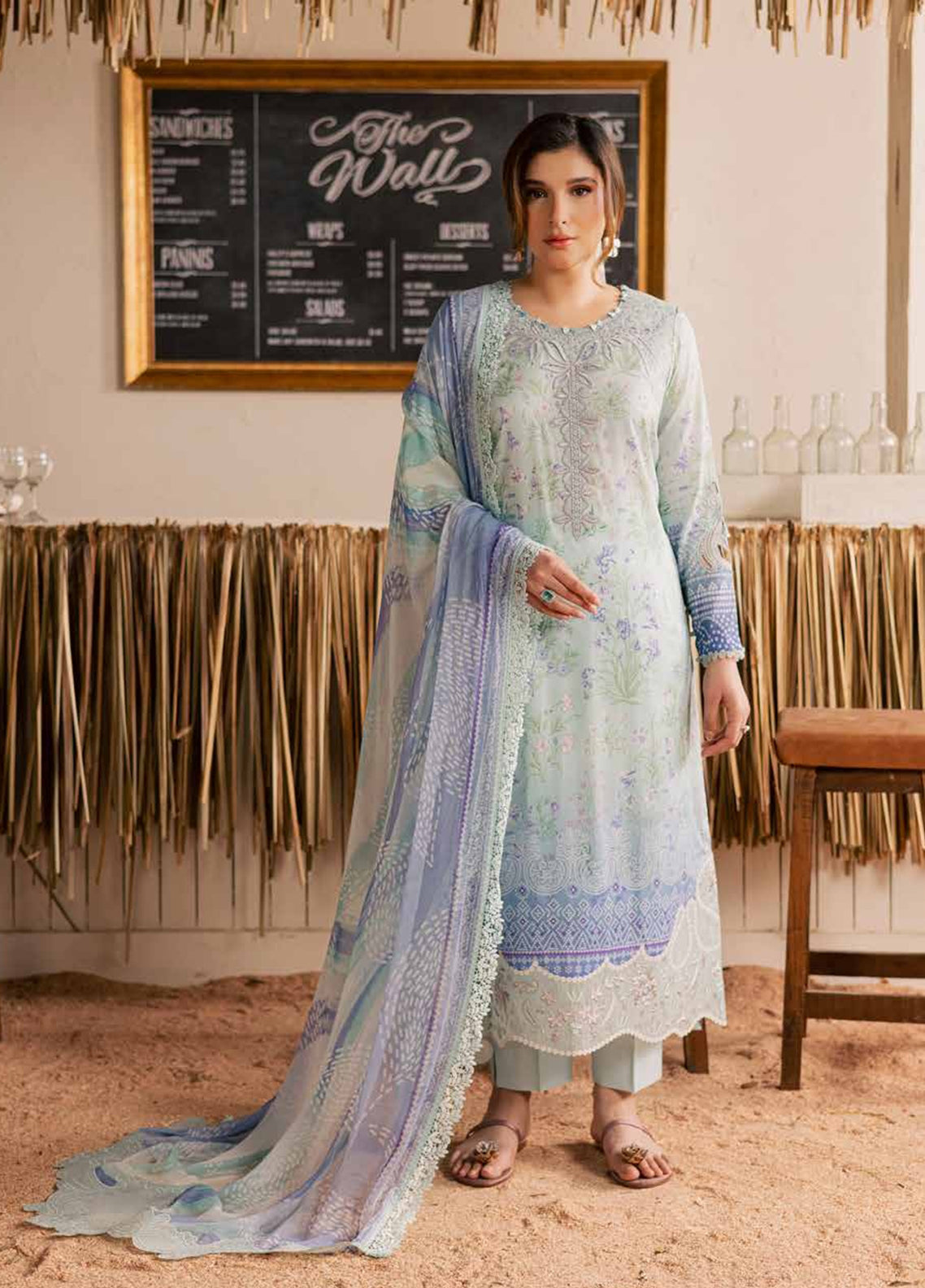 Gardenia By Nureh Embroidered Lawn 3 Piece Unstitched Suit NU26GENPV2 D-NSG-215 Gardenia By Nureh Embroidered Lawn 3 Piece Unstitched Suit NU26GENPV2 D-NSG-215