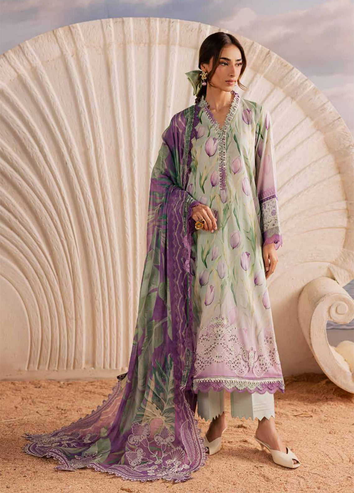 Gardenia By Nureh Embroidered Lawn 3 Piece Unstitched Suit NU26GENPV2 D-NSG-218 Gardenia By Nureh Embroidered Lawn 3 Piece Unstitched Suit NU26GENPV2 D-NSG-218
