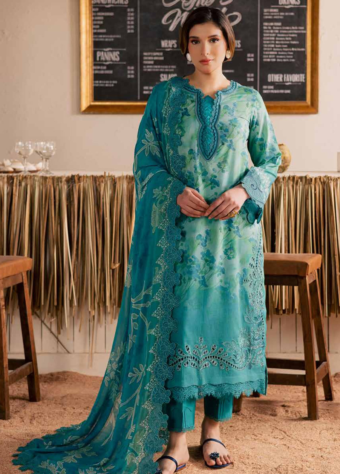 Gardenia By Nureh Embroidered Lawn 3 Piece Unstitched Suit NU26GENPV2 D-NSG-221 Gardenia By Nureh Embroidered Lawn 3 Piece Unstitched Suit NU26GENPV2 D-NSG-221