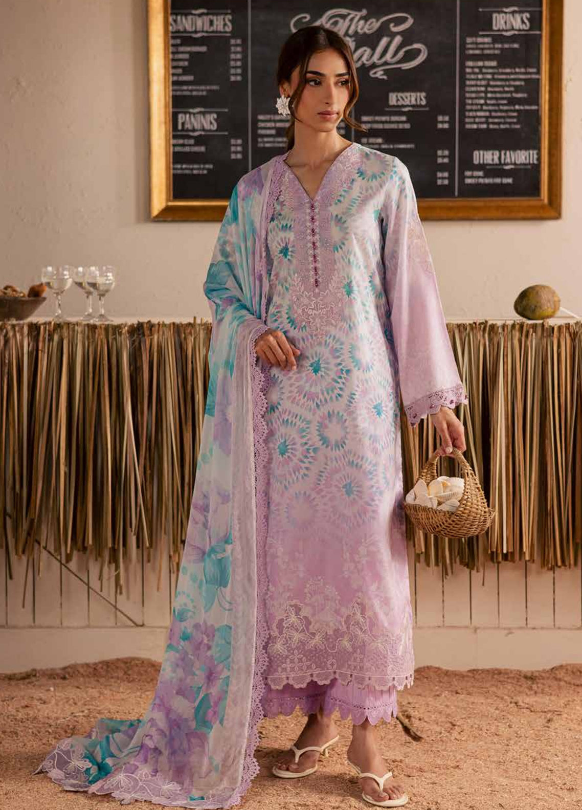 Gardenia By Nureh Embroidered Lawn 3 Piece Unstitched Suit NU26GENPV2 D-NSG-222 Gardenia By Nureh Embroidered Lawn 3 Piece Unstitched Suit NU26GENPV2 D-NSG-222