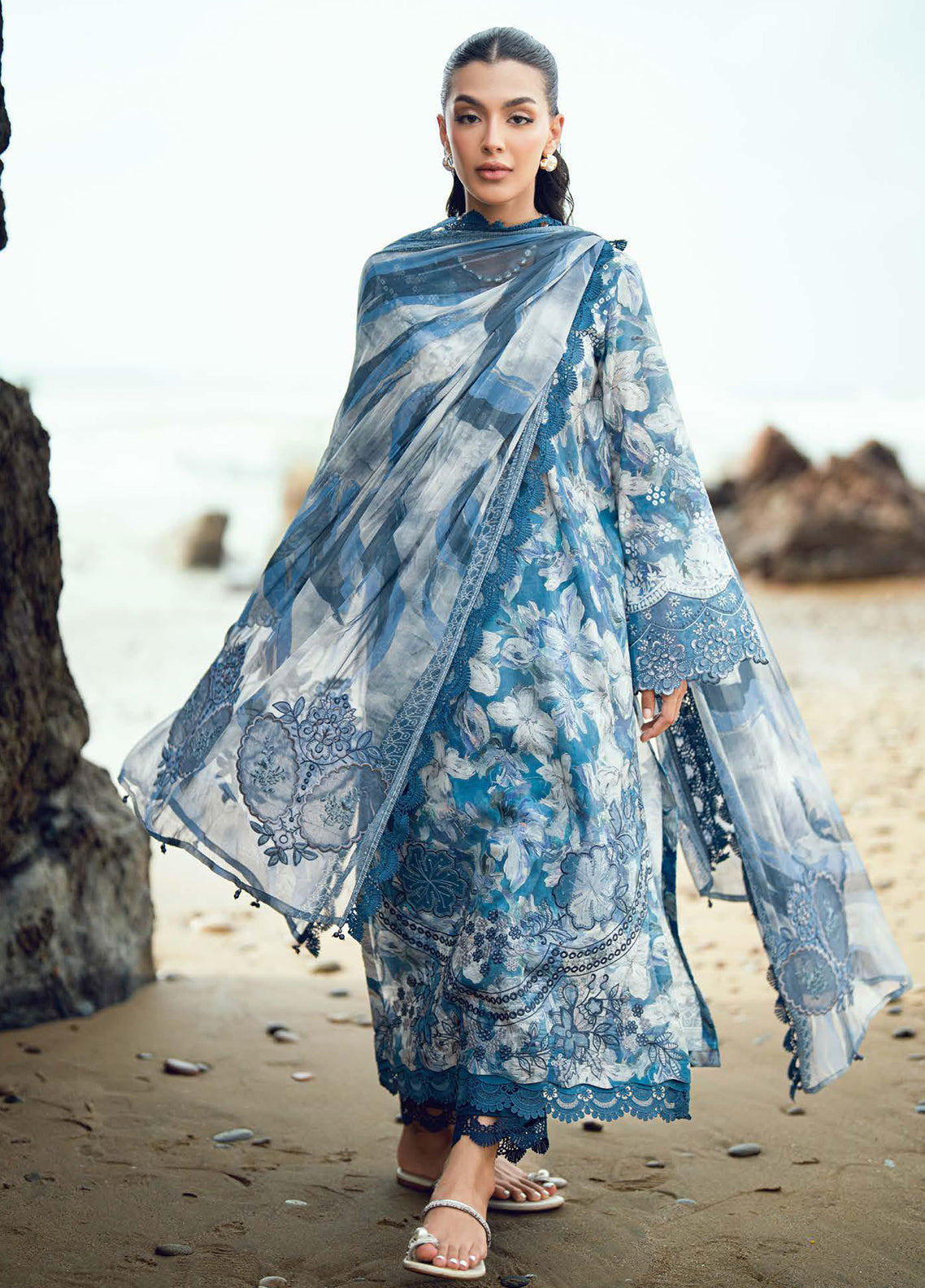 Gardenia By Nureh Embroidered Lawn 3 Piece Unstitched Suit NU26GENP D-NSG-201 Gardenia By Nureh Embroidered Lawn 3 Piece Unstitched Suit NU26GENP D-NSG-201