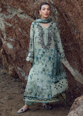 Gardenia By Nureh Embroidered Lawn 3 Piece Unstitched Suit NU26GENP D-NSG-206