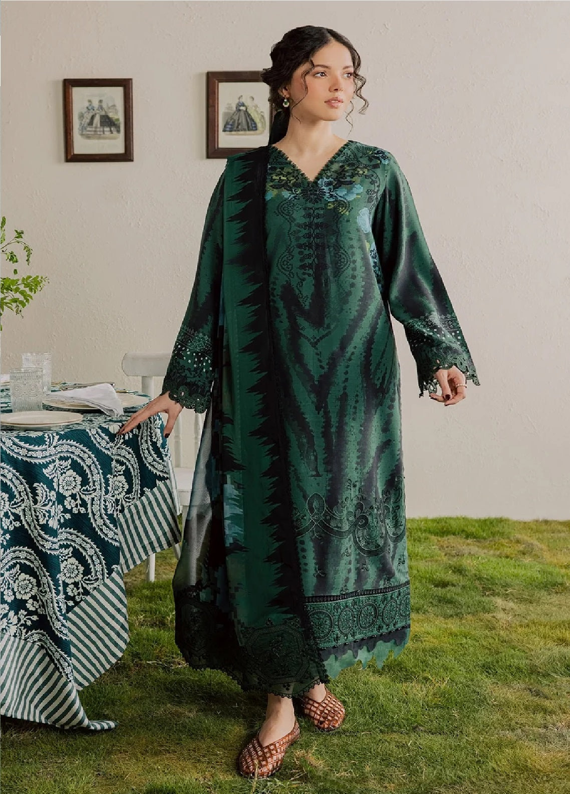 Gardenia By Nureh Embroidered Slub Viscose 3 Piece Unstitched Suit NU26GV D-NSG-227 Gardenia By Nureh Embroidered Slub Viscose 3 Piece Unstitched Suit NU26GV D-NSG-227