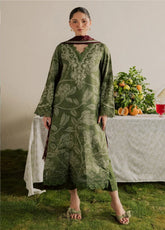 Gardenia By Nureh Embroidered Slub Viscose 3 Piece Unstitched Suit NU26GV D-NSG-229