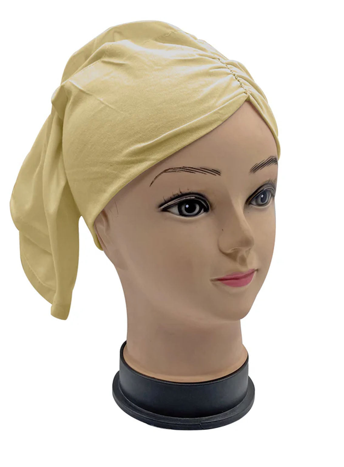 Gather Cap By Hijab ul Hareem Stone Skin - HH24HC 06 Gather Cap By Hijab ul Hareem Stone Skin - HH24HC 06
