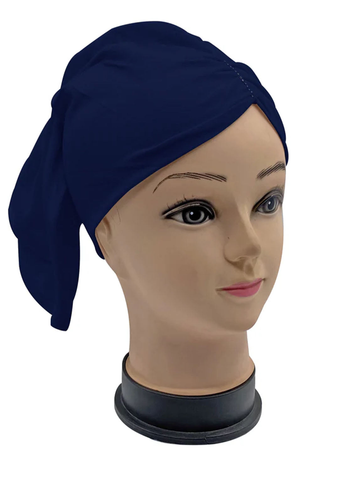 Gather Cap Stone By Hijab ul Hareem Navy Blue - HH24HC 05 Gather Cap Stone By Hijab ul Hareem Navy Blue - HH24HC 05