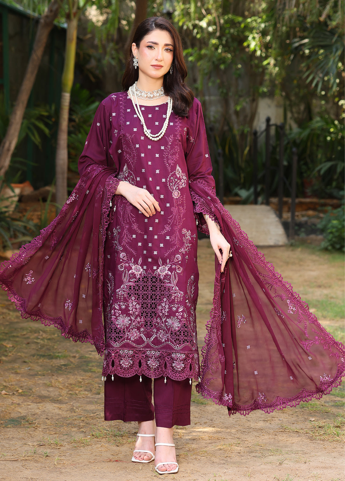 Generations By Schick Embroidered Viscose 3 Piece Unstitched Suit SDH26GV D-04 Generations By Schick Embroidered Viscose 3 Piece Unstitched Suit SDH26GV D-04