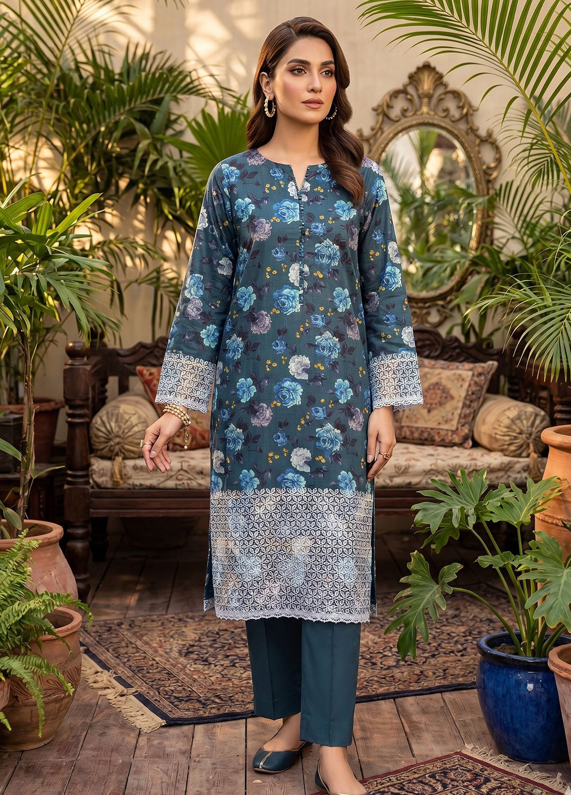 Genz By Schick Printed Lawn 2 Piece Unstitched Suit SDH26GZ D-01 Genz By Schick Printed Lawn 2 Piece Unstitched Suit SDH26GZ D-01
