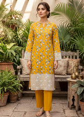 Genz By Schick Printed Lawn 2 Piece Unstitched Suit SDH26GZ D-03