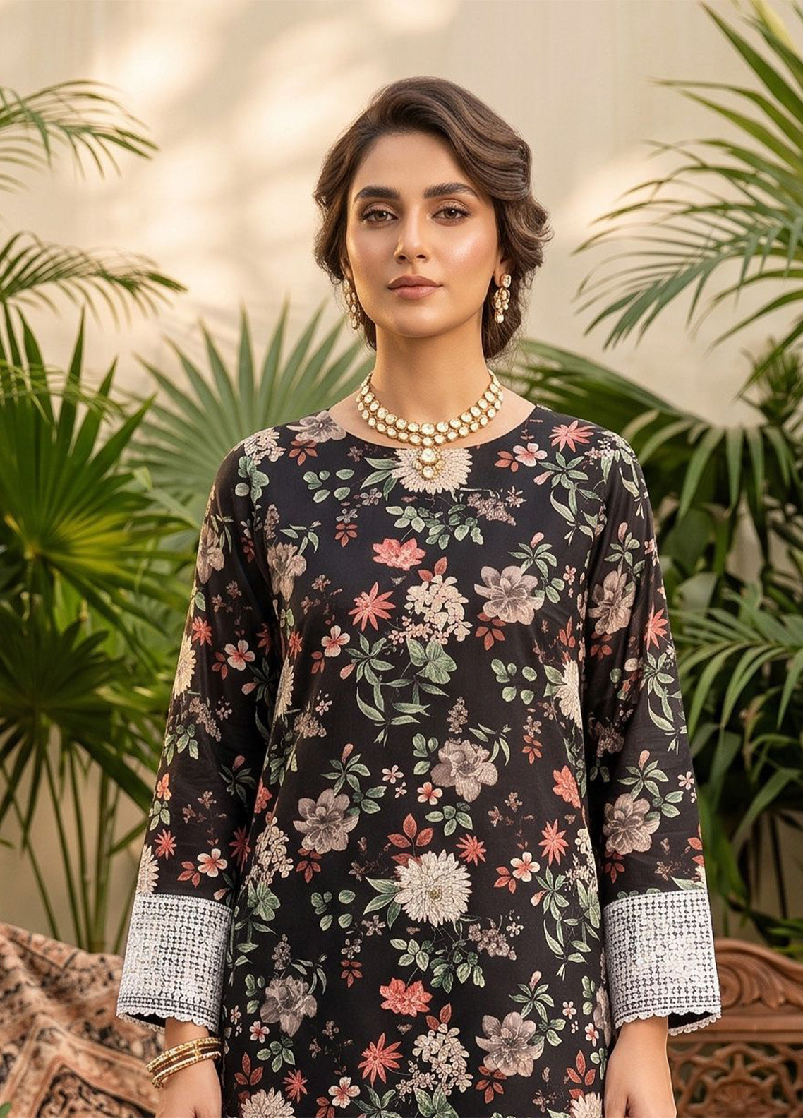 Genz By Schick Printed Lawn 2 Piece Unstitched Suit SDH26GZ D-04 Genz By Schick Printed Lawn 2 Piece Unstitched Suit SDH26GZ D-04