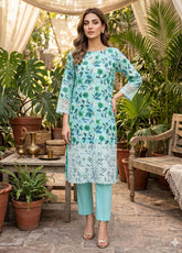 Genz By Schick Printed Lawn 2 Piece Unstitched Suit SDH26GZ D-07