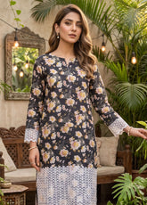 Genz By Schick Printed Lawn 2 Piece Unstitched Suit SDH26GZ D-08