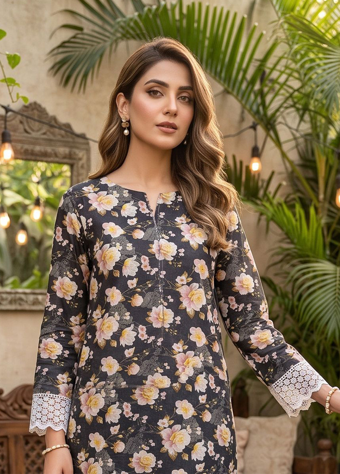 Genz By Schick Printed Lawn 2 Piece Unstitched Suit SDH26GZ D-08 Genz By Schick Printed Lawn 2 Piece Unstitched Suit SDH26GZ D-08