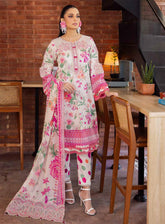 Girl Glam By Nureh Chikankari Lawn Suits Unstitched 3 Piece - NU24GG GL-11